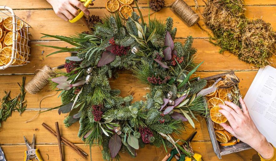 Wreath making