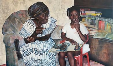 'Worlds Apart', Joshua Donkor, 2023. Image courtesy the artist.