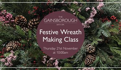 festive wreath making