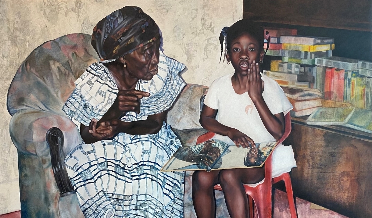 'Worlds Apart', Joshua Donkor, 2023. Image courtesy the artist.