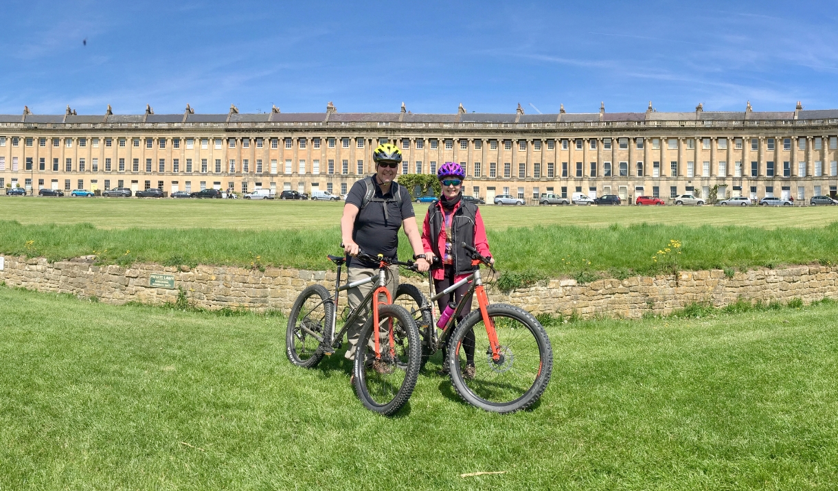 Couple on bike