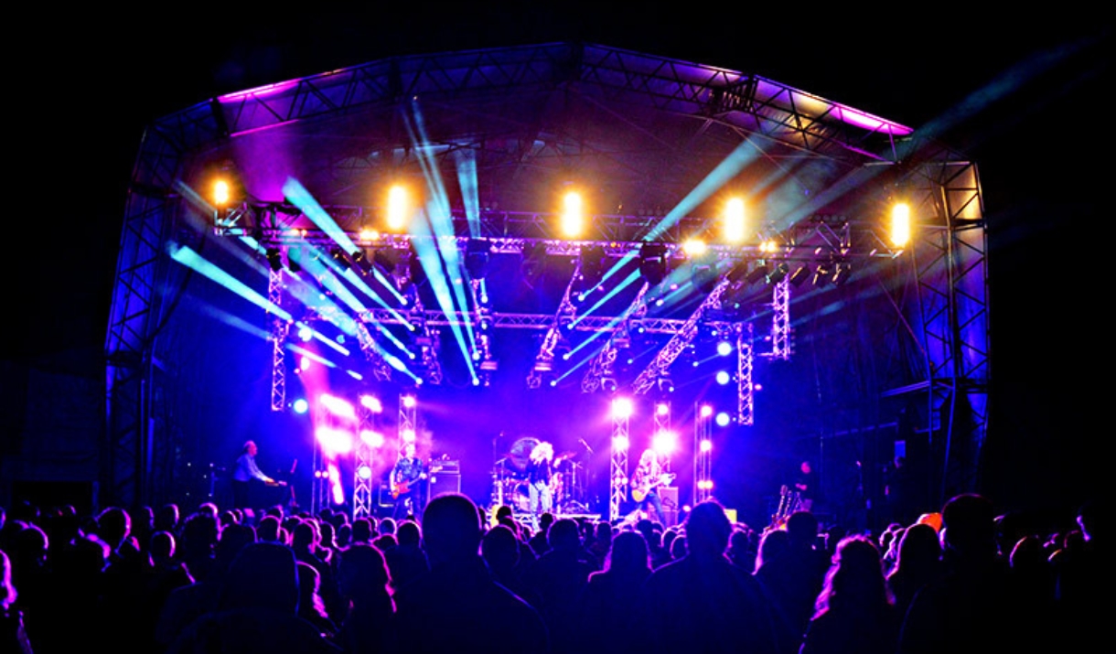 Festival Stage and Crowd