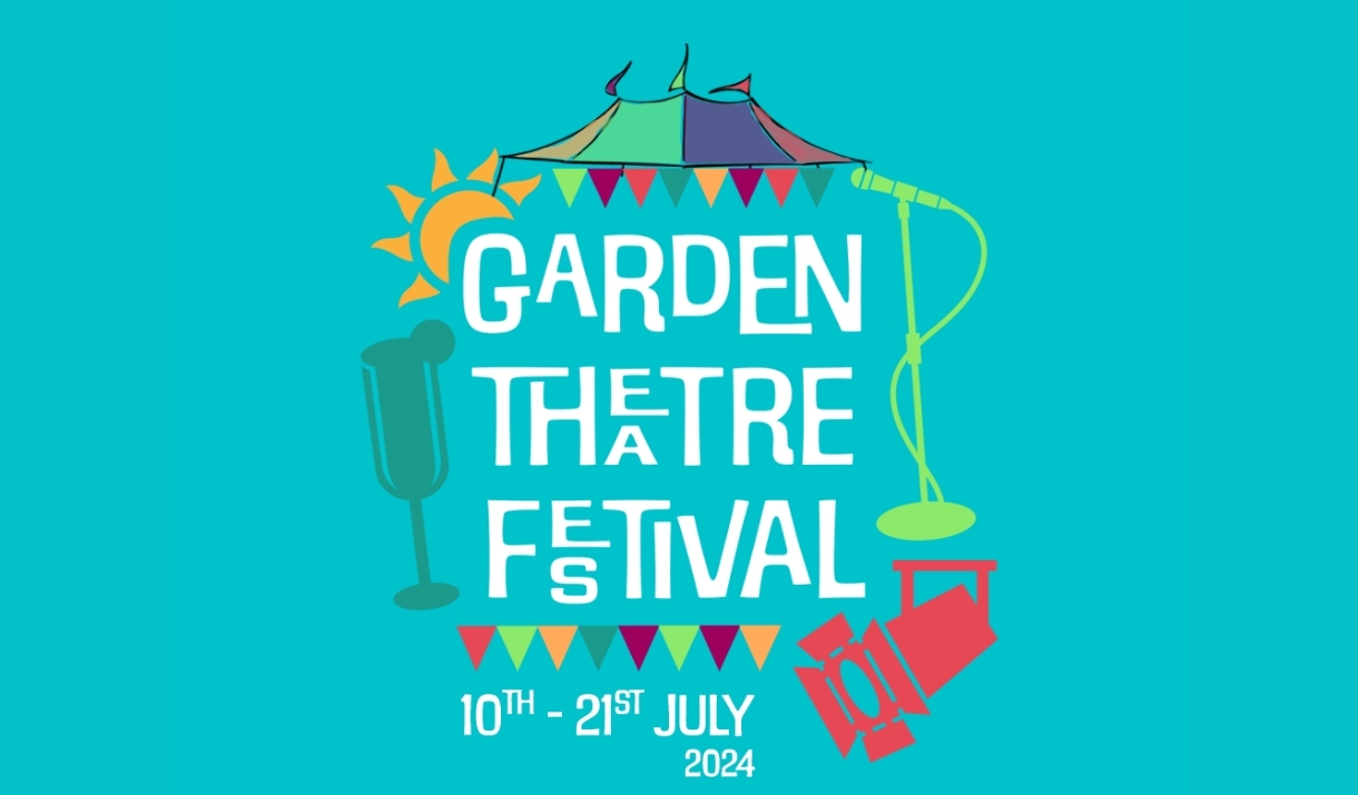 A poster for Bath's Garden Theatre Festival 2024