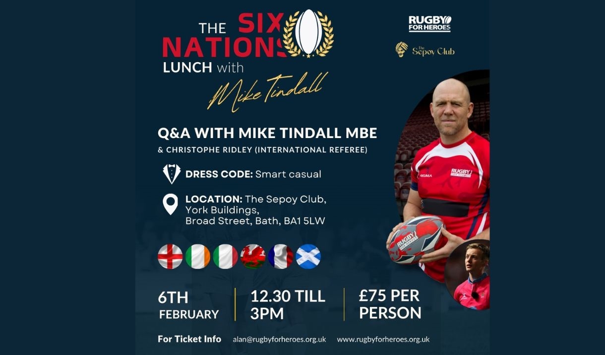 Six Nations Lunch with Mike Tindall MBE in Bath