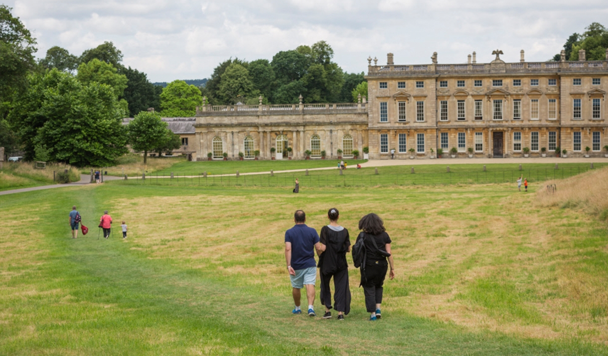 The grounds of Dyrham Park in South Gloucestershire