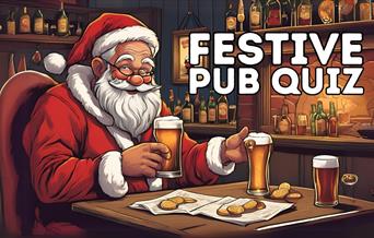 Santa doing a pub quiz