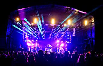 Festival Stage and Crowd