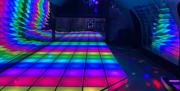 Labyrinth disco dancefloor