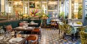 Interior of The Ivy Bath Brasserie & Garden