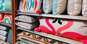 Pillows in shop