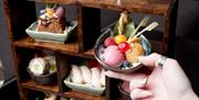 Close up of Japanese Afternoon Tea at Robun