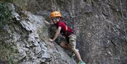 Child rock climbing - Rocksport