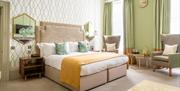 One of the bedrooms at The Queensberry Hotel in Bath