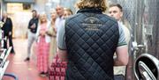 Man wearing Woodchester Valley Vineyard vest